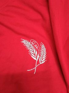 Sweatshirt red colour