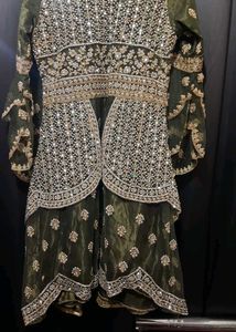 Green Embroidery Lehenga Choli