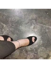 Elegant Black Slingback Heels