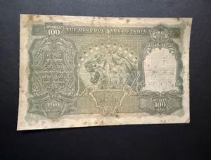 100rs George V1 Signed By Cd Deshmukh