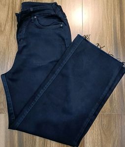 Wide Leg Dark Blue Jeans