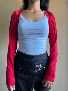 Red Bolero Shrug