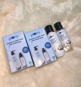 1 Hairserum,& Shampoo+Just Herbs Mini Travel Pouc