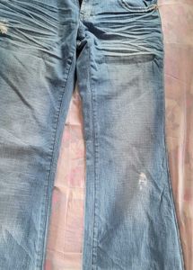 Light Blue Jeans For Woman