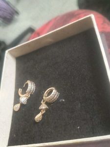 Rose Gold Drop Earrings