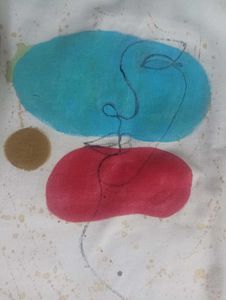 Hand-painted White Sweatshirt