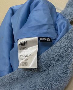 Blue Faux Fur Shoulder Bag