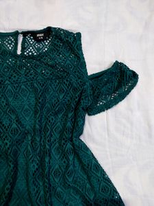 Cold Shoulder Lace Top
