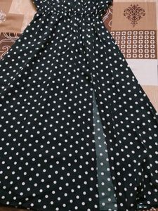 Black and White Polka Dot One Piece From Street Style Store In size XS