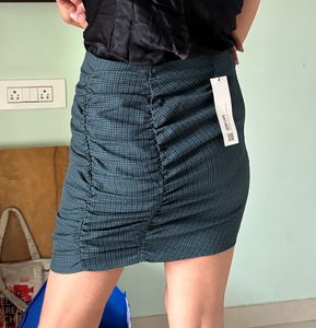 ZARA gathered skirt