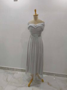 Elegant Off-Shoulder Gown