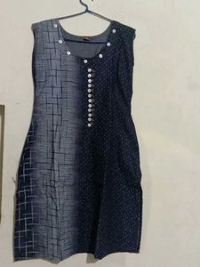 Patterned Sleeveless Dress