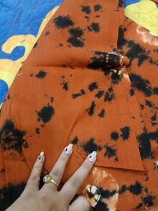 Tie-Dye Dress Material Cotton Fabric