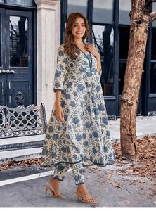 Floral Print Kurta Set