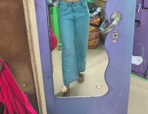Light Wash Wide Leg Jeans