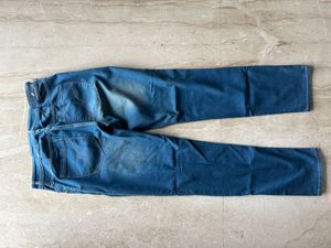Blue Denim Jeans 38 Size Altered Stretchable To 40
