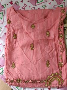 Pink Embroidered Kurti