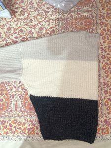 Color Block Knit Sweater