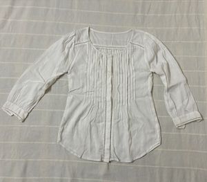 Embroidered White Shirt