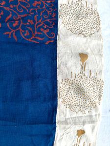 Tricolour Pure Cotton Dupatta