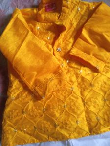 Festive Yellow Kurta