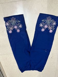 Blue Embroidered Kurta