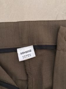 Savana Brown Straight Leg Pants