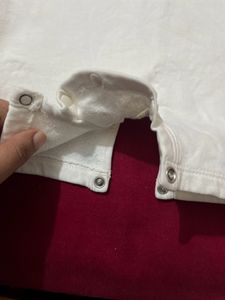 Off white Unisex Romper