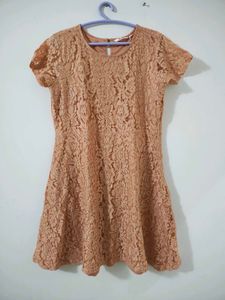 Lovely yet Sexy Lace Fit &amp; Flare short one piece