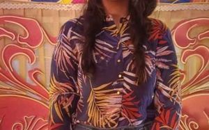 Midi Leaf Print Dress For Women