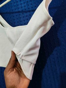 SHEIN off-white corset top ✨