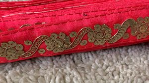 Clearance Sale Designer Lace Combo - Green &amp; Pink