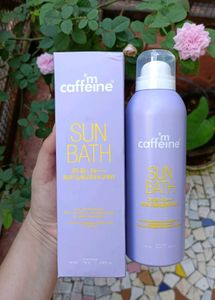 mCaffeine Sun Bath sunscreen Spray