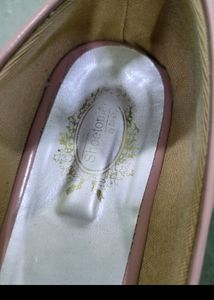 Branded Glass Heel Sandal