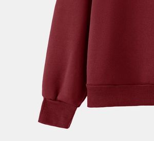 Maroon Graphic Print Sweatshirt