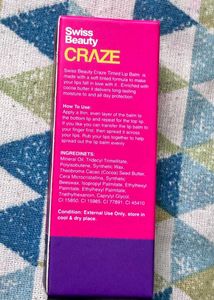 Swiss Beauty Craze Lip Balm