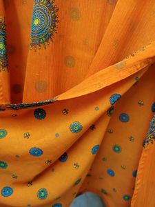 Fanta Orange Xxl Kurti With Linning