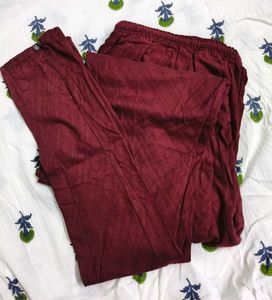 Rangmanch Pure cotton Brownish Maroon Chudidar