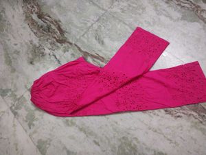 Pink Embroidered Kurta