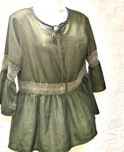 🎁Buy 1, Get 1 Free🎁Size M/ L Olive Green Top
