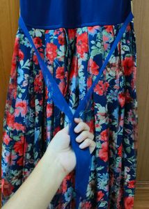 Multicolour party gown