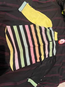 Striped Top with Unique Design