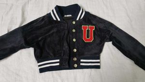 Blue velvet jacket