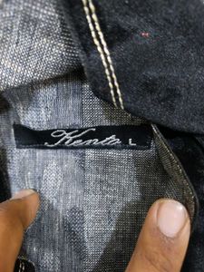 Stylish Grey Patterned Shirt