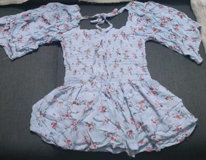 Floral Print Crop Top