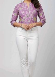 Floral Print Kurta