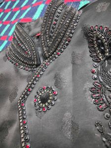 Velvet Black Embroidered Blazer 🔥🔥