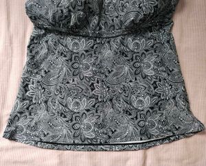 Printed Backless Top
