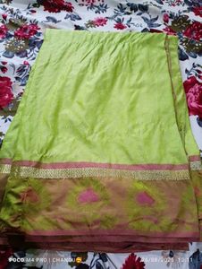 Green Saree with Blouse