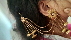 Beautiful Golden Jhumkiya ..... 🎊🎊🎉